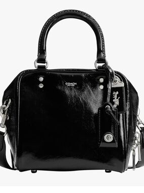 Coach Rogue Cube 20 Glazed Leather